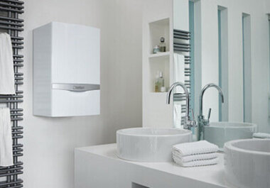 New Vaillant boiler install Vaillant boiler install in bathroom